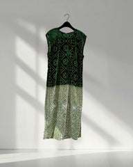 Olive green Velvet abaya