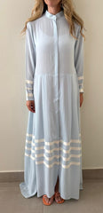 Blue dreamy abaya