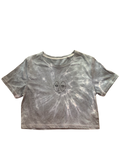 Star sign tie dye crop top shirt