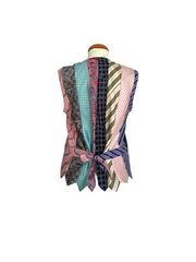 UPCYCLED TIE VEST