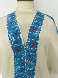 UPCYCLED PALESTINIAN  EMBROIDERY ABAYA 1