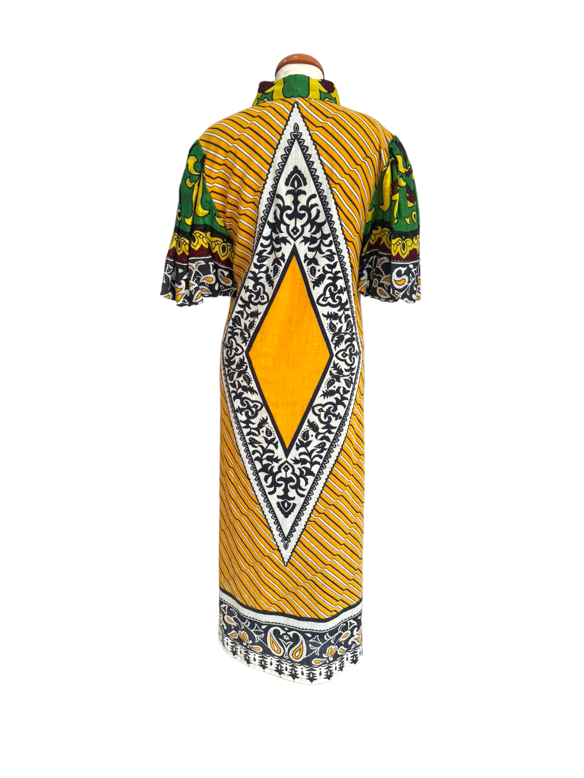 Vintage upcycled puff dress