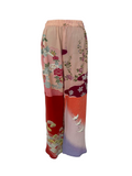 Silk scarf pants