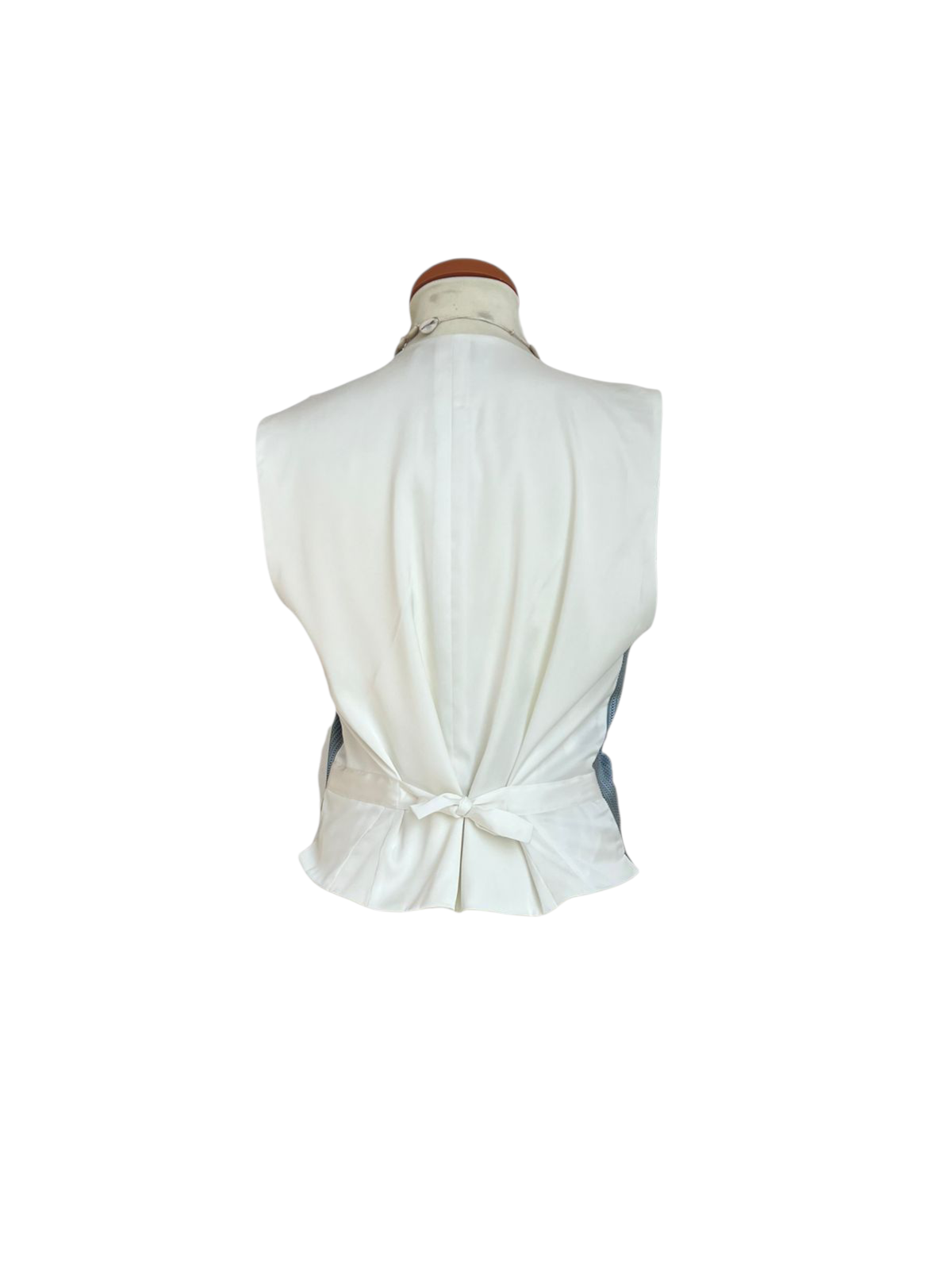 Silk scarf vest