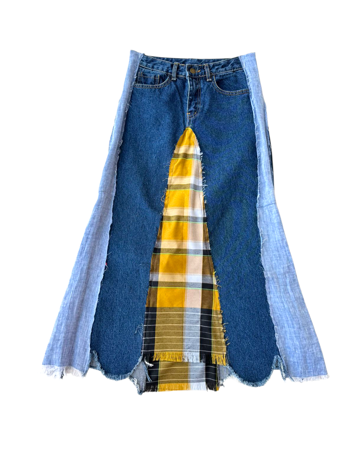 UPCYCLED JEANS SKIRT 4
