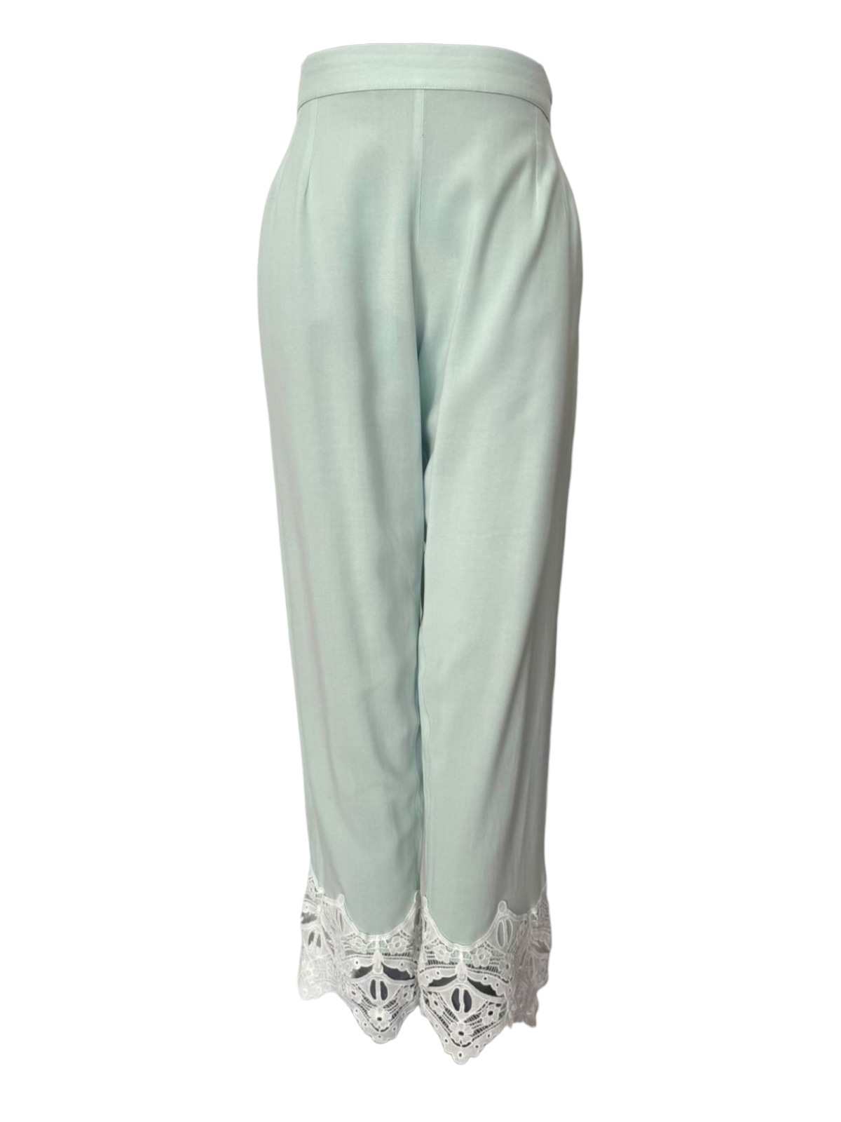 COTTON PANTS WITH LACE
