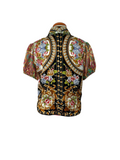Silk scarf top