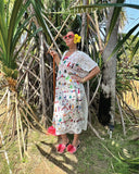 Hand embroidery kaftan