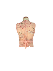 Silk scarf vest