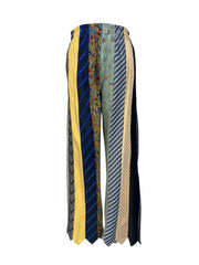 UPCYCLED VINTAGE TIES PANTS