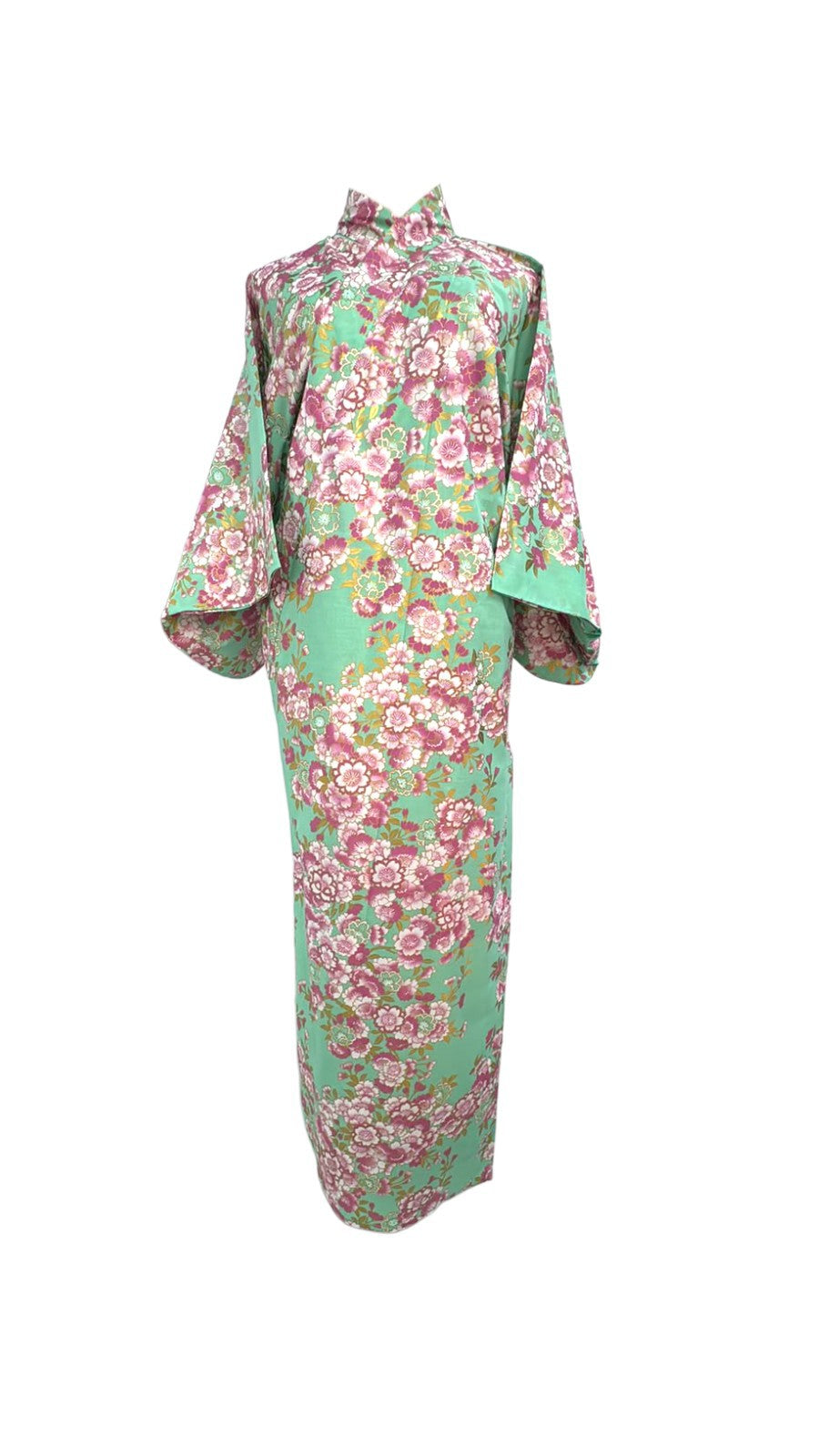 AUTHENTIC JAPANESE COTTON KIMONO TURQUIOSE