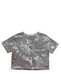 Star sign tie dye crop top shirt