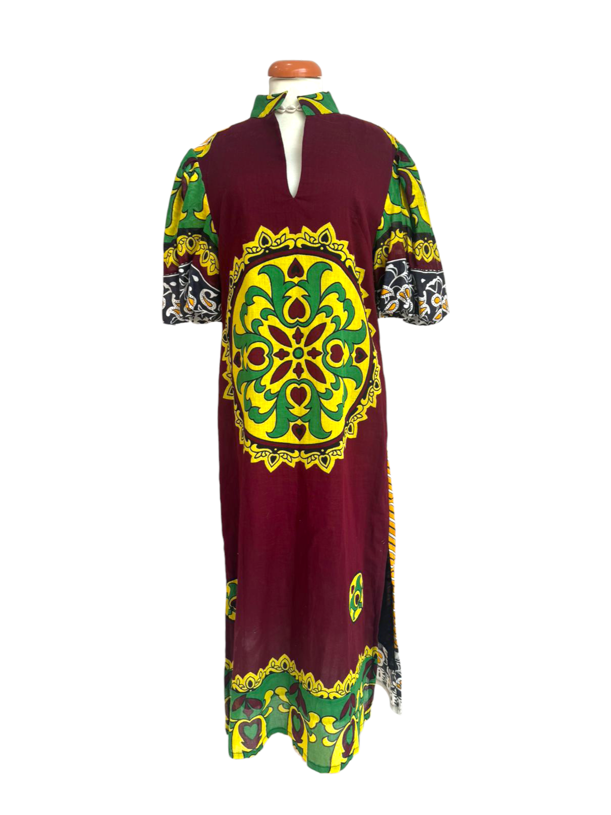 Vintage upcycled puff dress