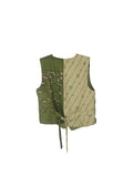 Silk scarf vest