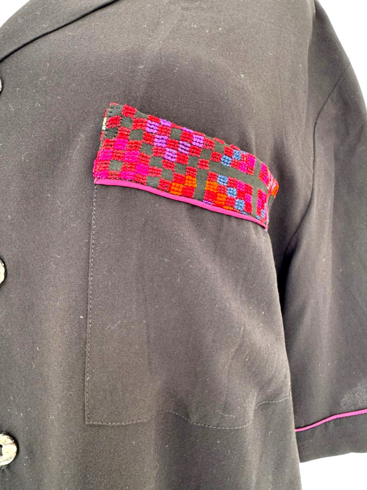 UPCYCLED PALESTINIAN VINTAGE EMBROIDERY SHIRT