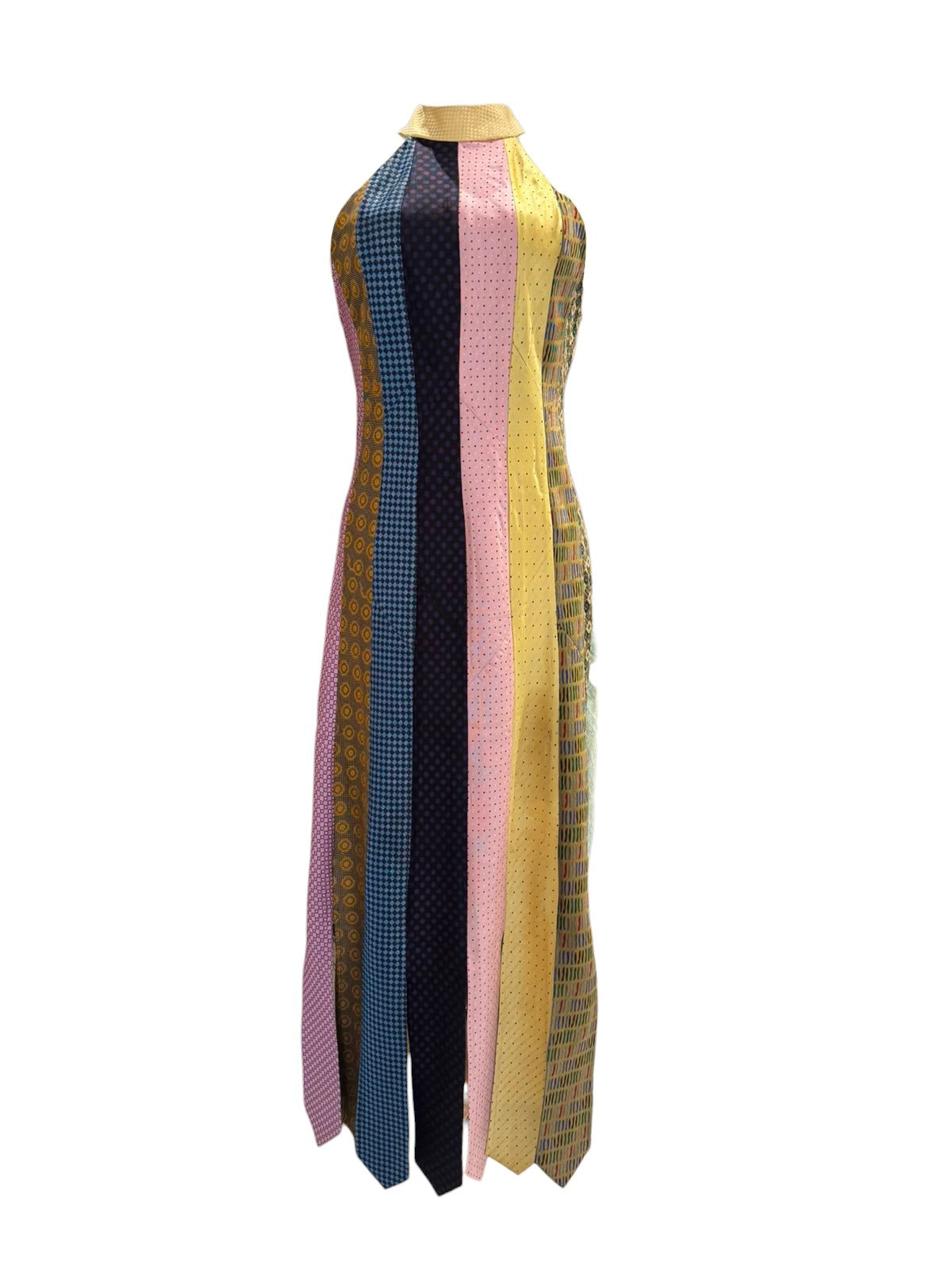 Upcycled Vintage Ties Dress