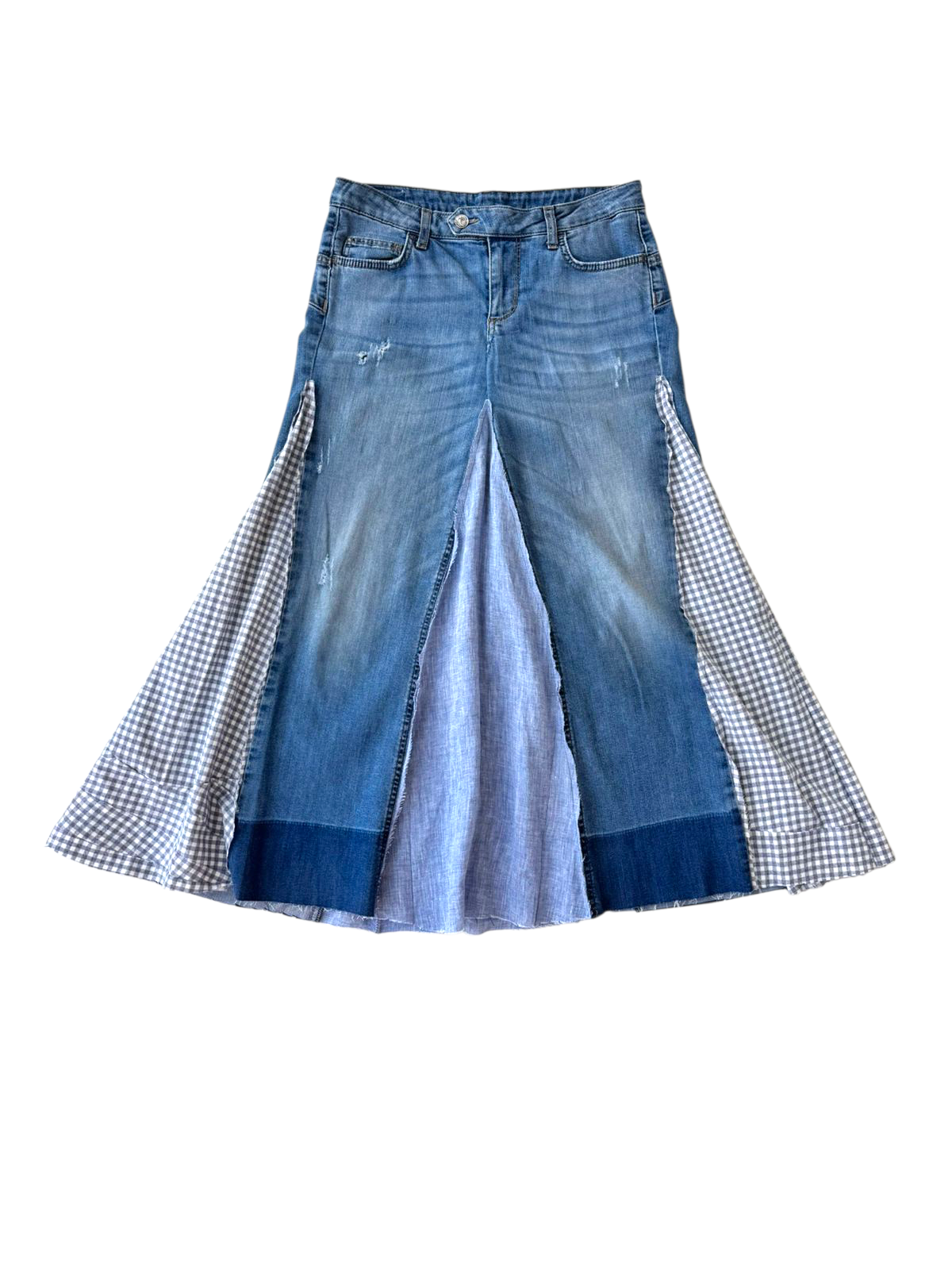 UPCYCLED JEANS SKIRT 3