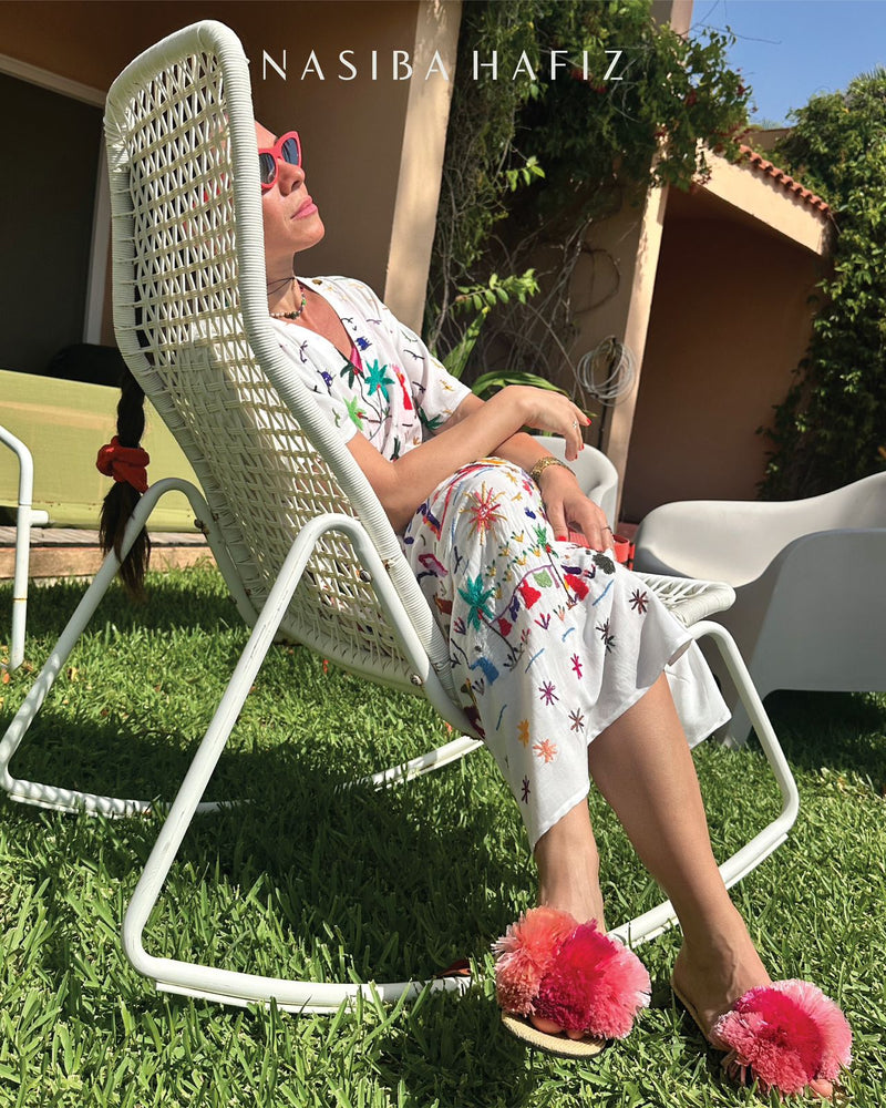 Hand embroidery kaftan