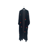 Velvet Rose embroidery Abaya