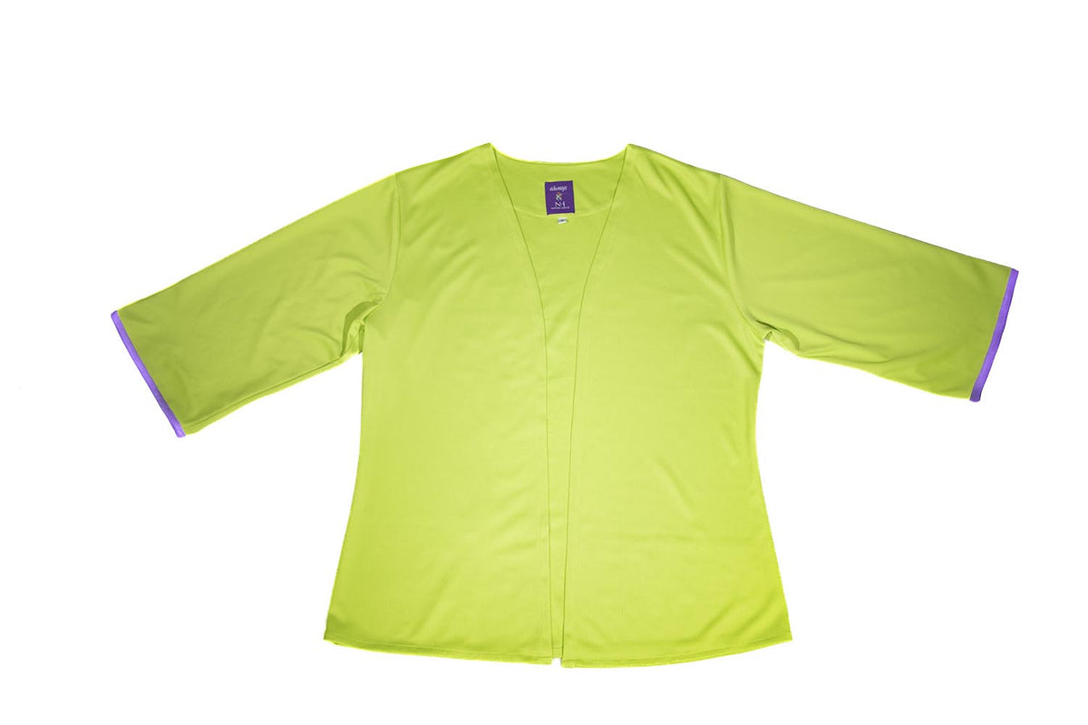 LIGHT GREEN CARDIGAN AND TOP WITH PANTS SET