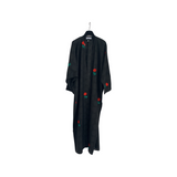 Rose Embroidery Abaya