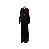 Velvet Rose embroidery Abaya