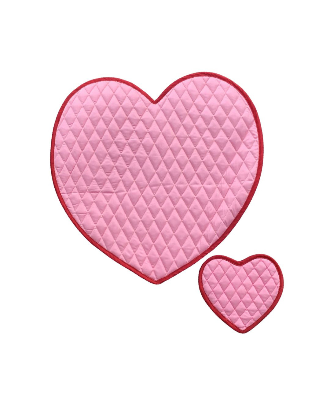 4 Heart plate mat and 4 coaster