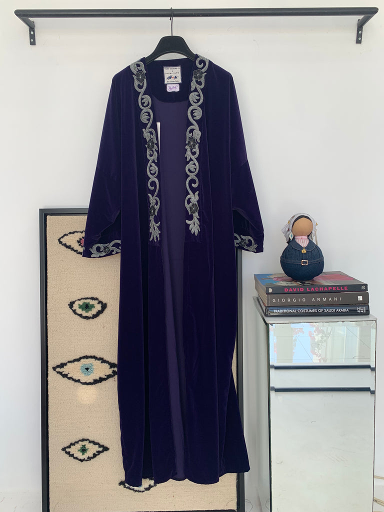 Syriana purple abaya